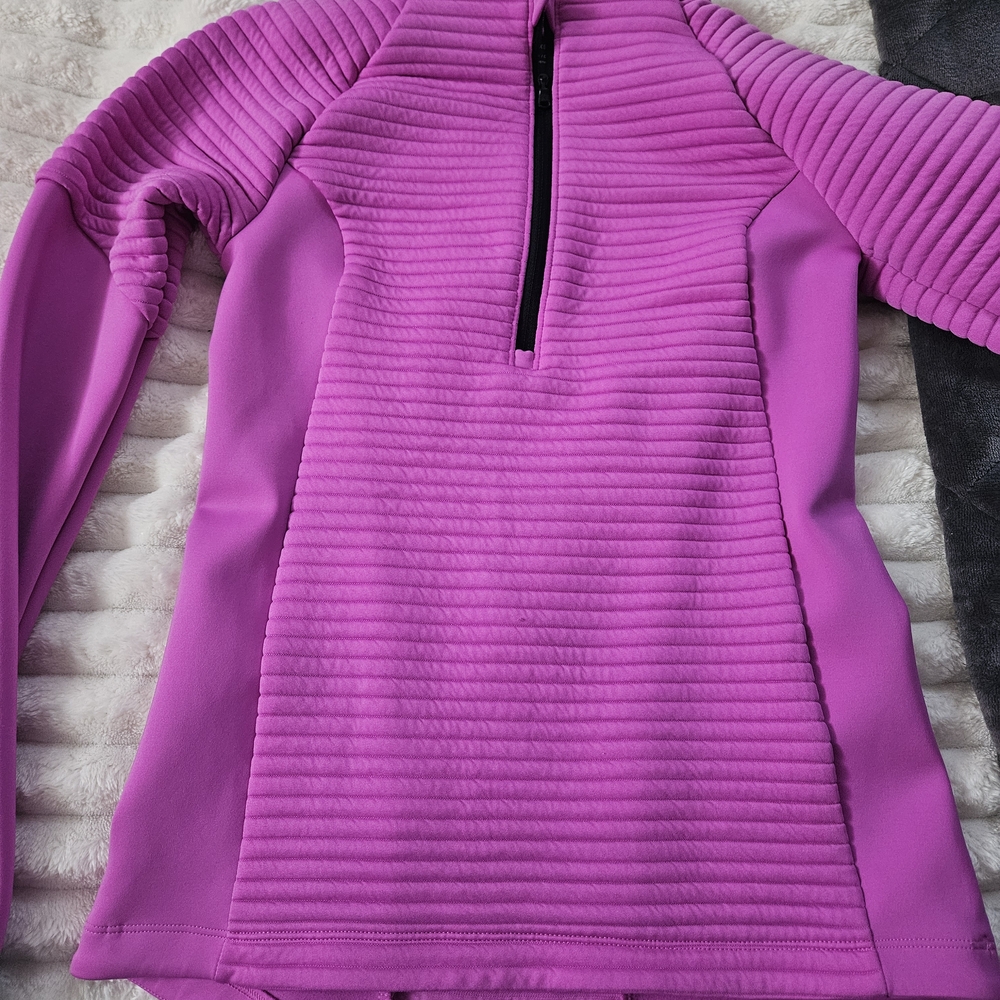 Under Armour Fuchsia Quarter-Zip Top